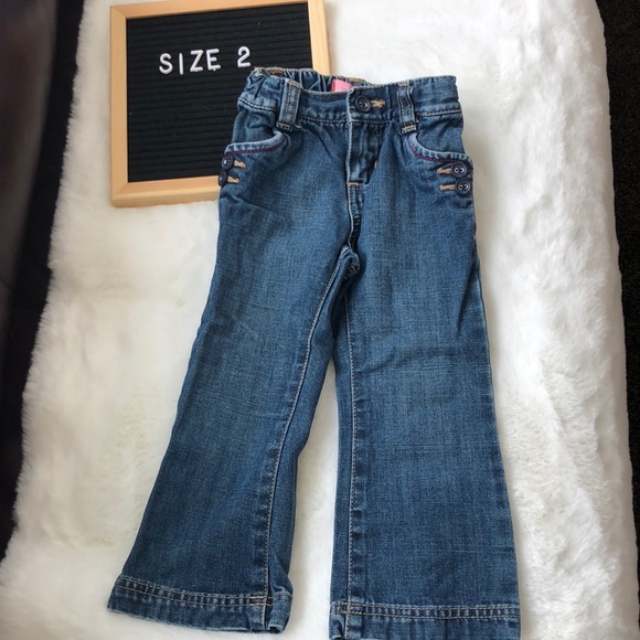 Old Navy girls button jeans size 2 - Picture 1 of 3